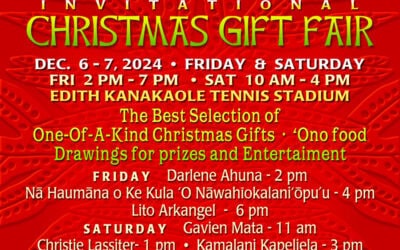 Na Makua Xmas Fair in Hilo!